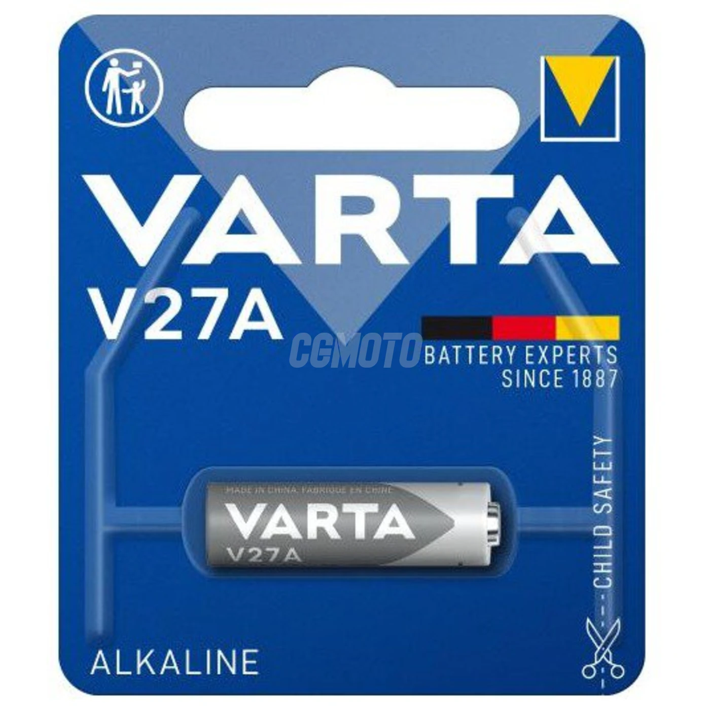 1 pila alcalina 27A 12 V 20 mAh