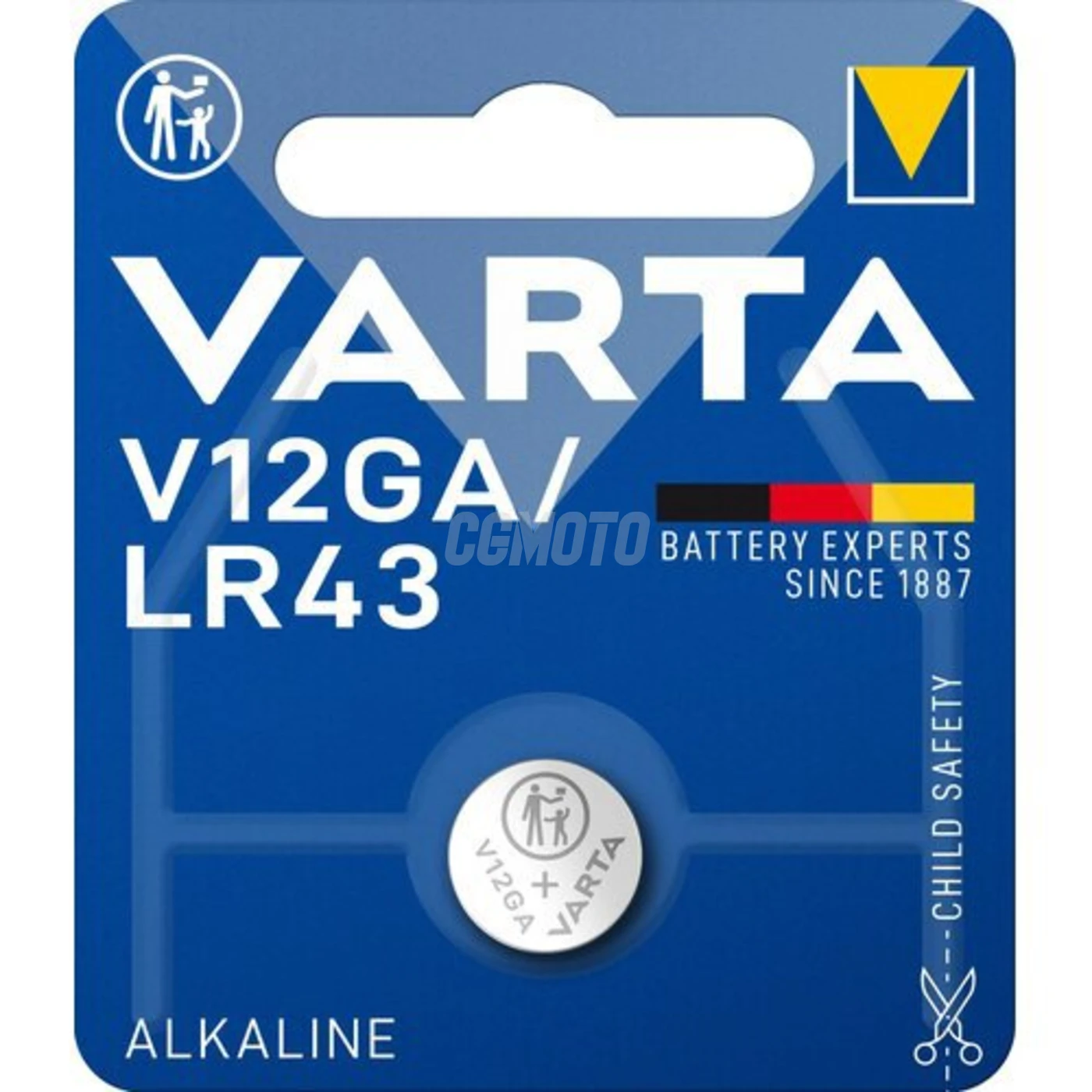 1 pila alcalina AG12 1,5 V 80 mAh