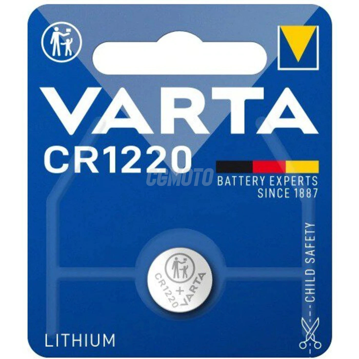 1 pila de botÃ³n de litio CR1220 3 V 35 mAh