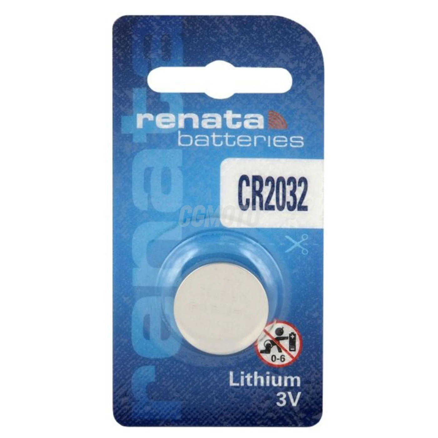 1 pila de botón de litio CR2032 3 V 260 mAh