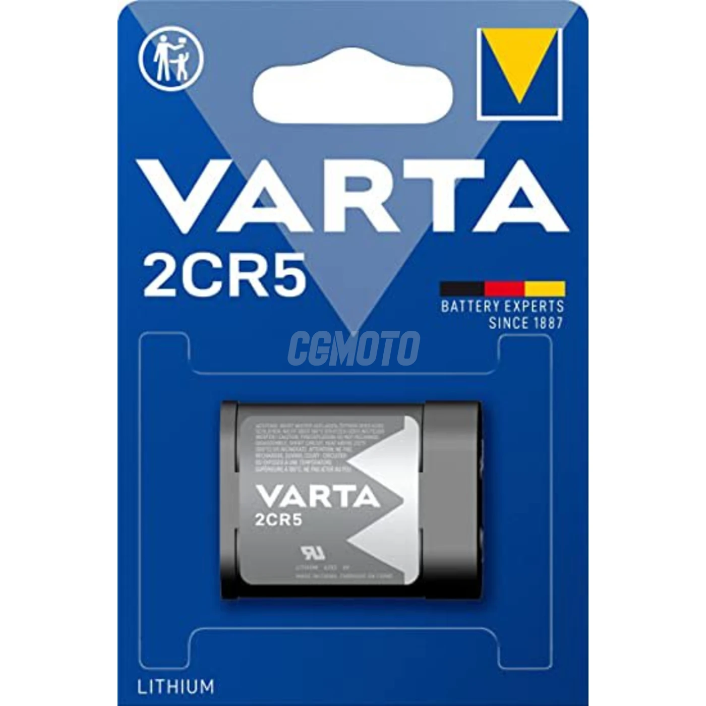 1 pila de litio 2CR5 6 V 