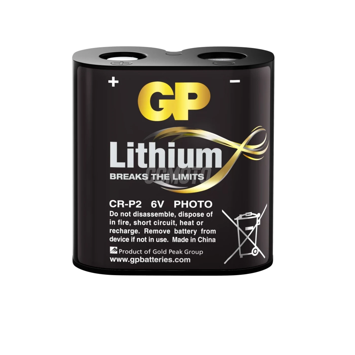 1 pila de litio CR-P2 6 V 