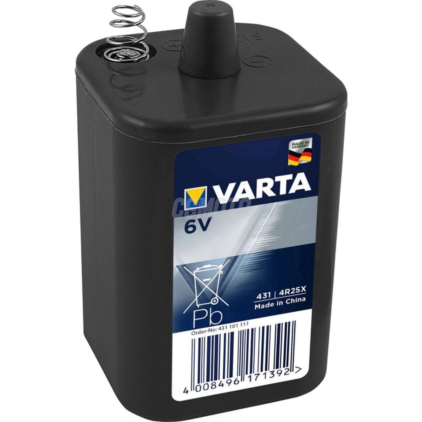1 pila de zinc-carbón 4R25X 6 V 8500 mAh