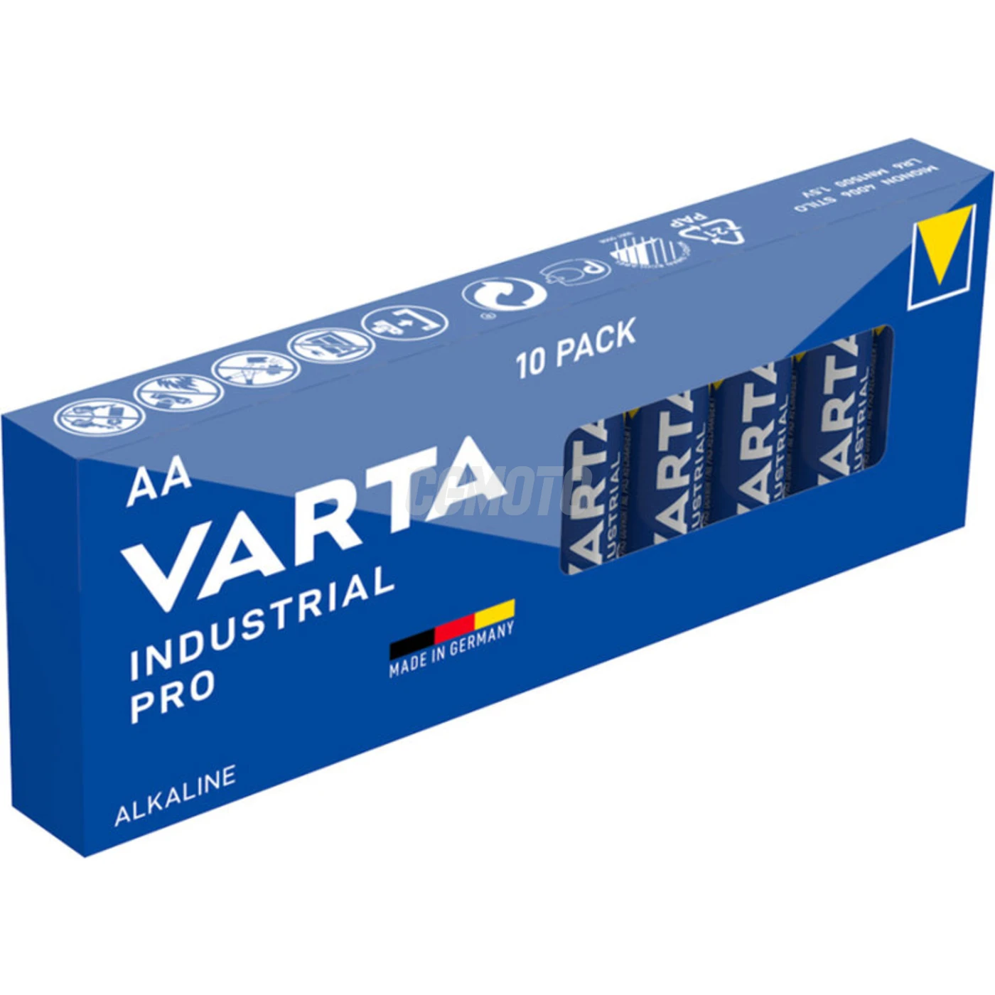 10 pilas alcalinas LR6/AA 1,5 V Industriel PRO 2950mAh