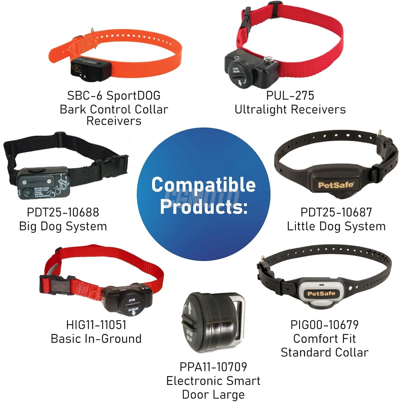 10 pilas para collar anti ladridosRFA-67 6 V 