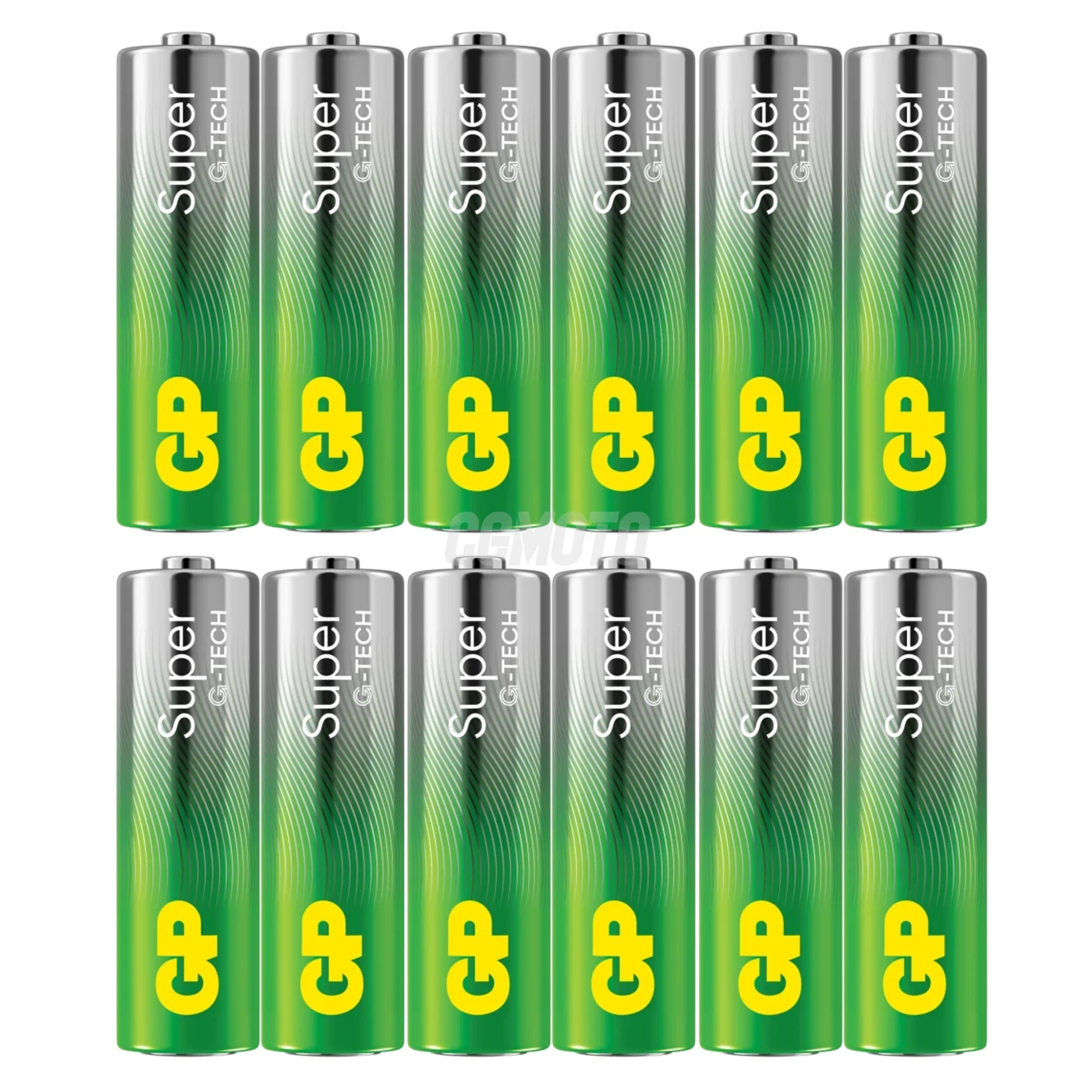 12 pilas alcalinas AA 1,5 V Super 