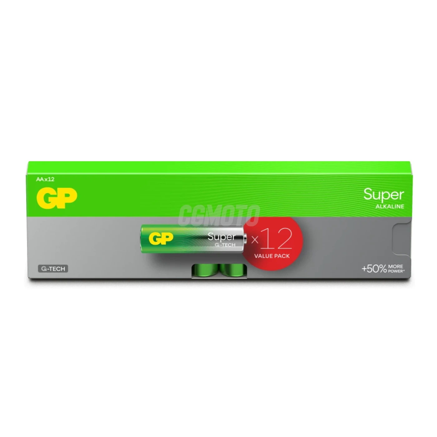 12 pilas alcalinas AA 1,5 V Super 