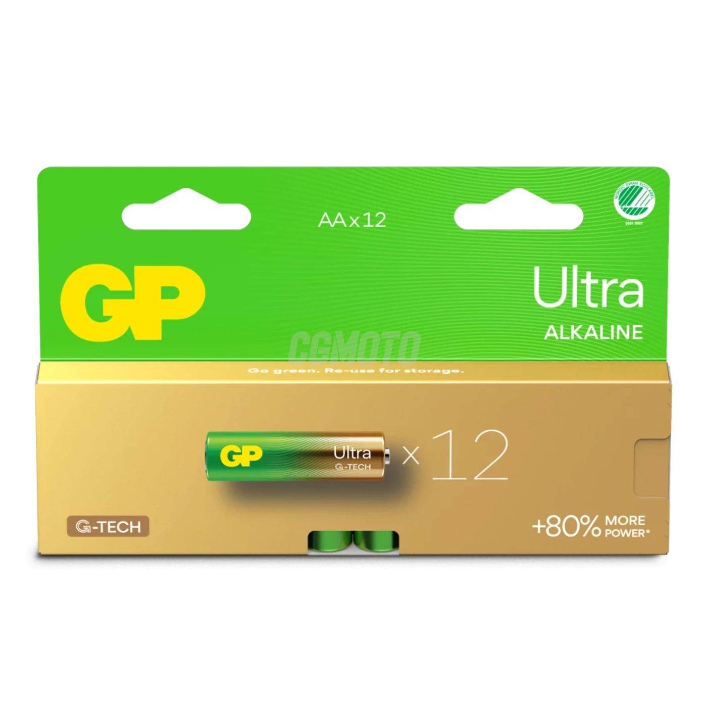 12 pilas alcalinas AA 1,5 V Ultra 