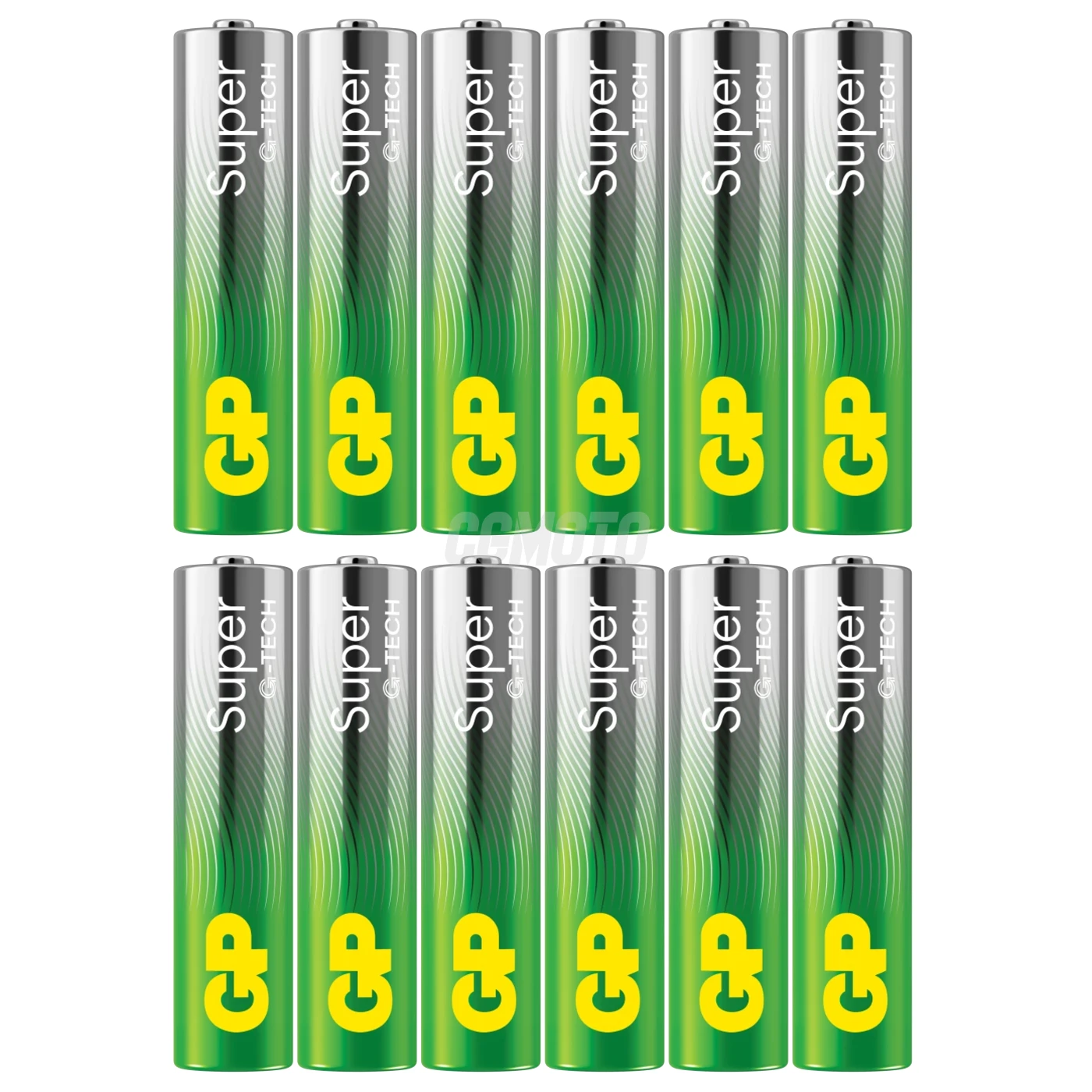 12 pilas alcalinas AAA 1,5 V Super 