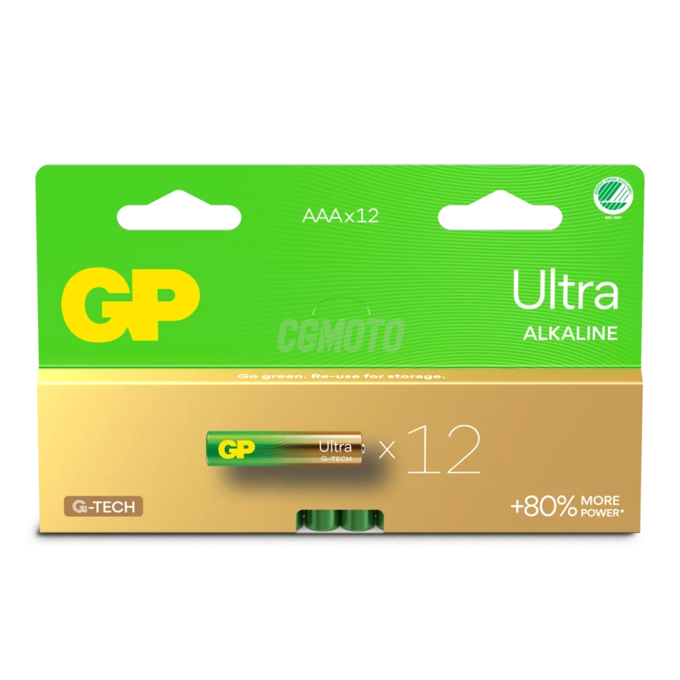 12 pilas alcalinas AAA 1,5 V Ultra 
