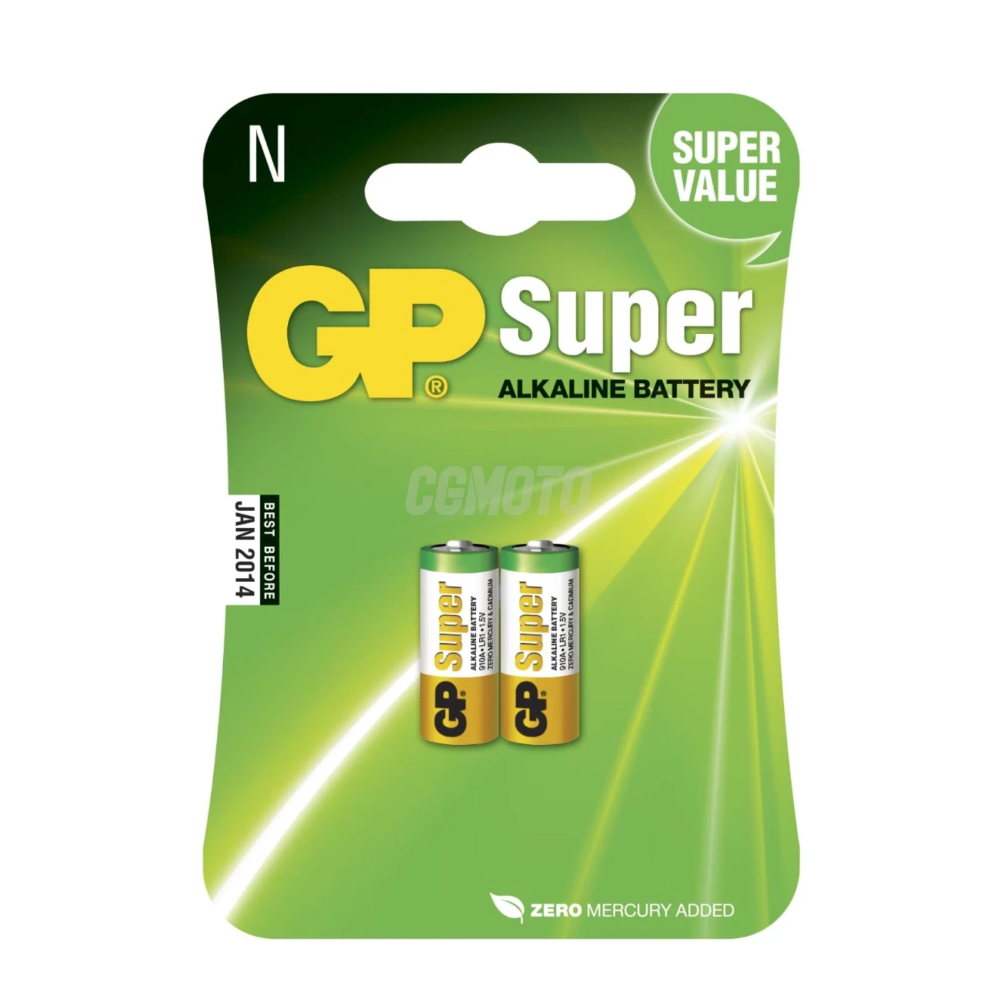 2 pilas alcalinas LR1 1,5 V Super 