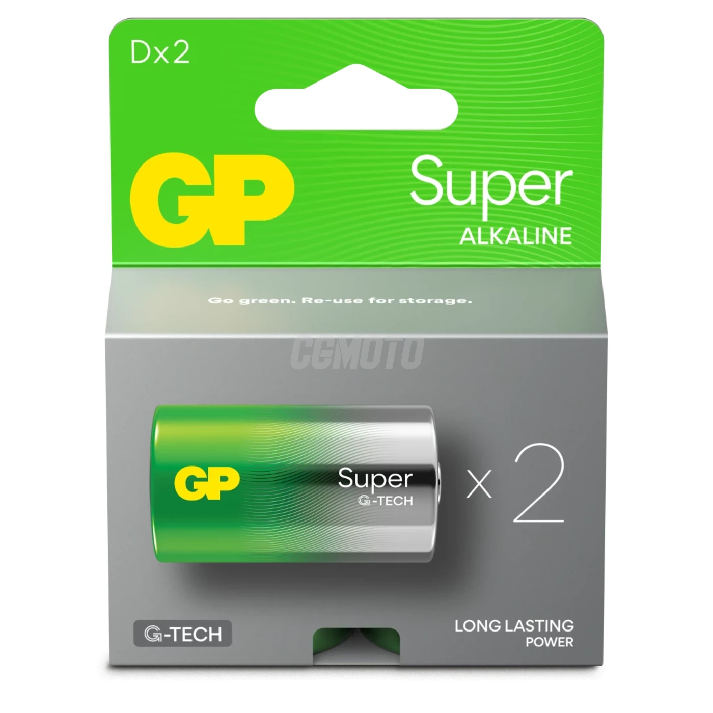 2 pilas de litio D 1,5 V Super 