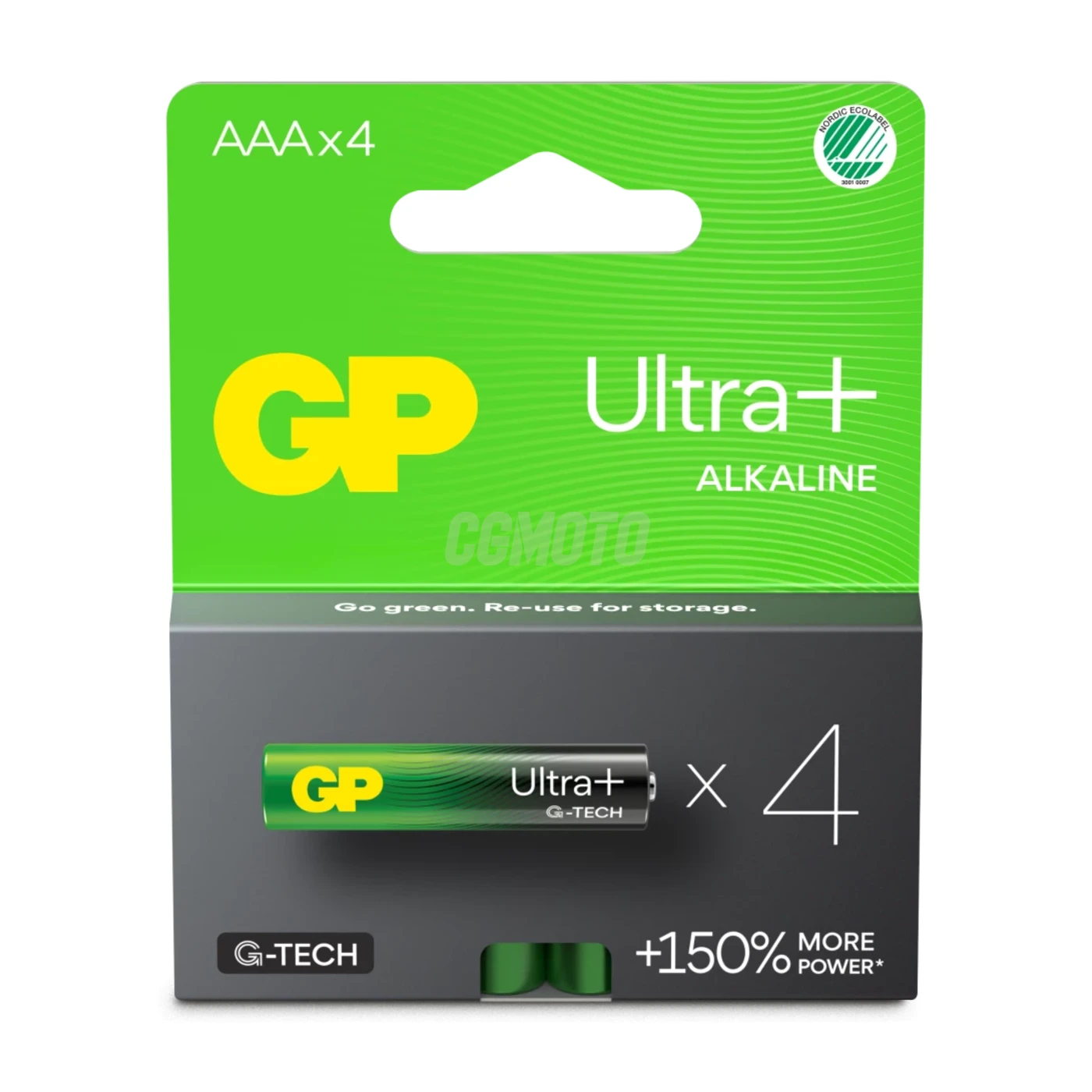 4 pilas alcalinas AAA 1,5 V Ultra Plus 