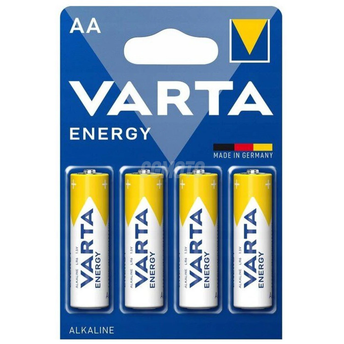 4 pilas alcalinas LR6/AA 1,5 V Energy 