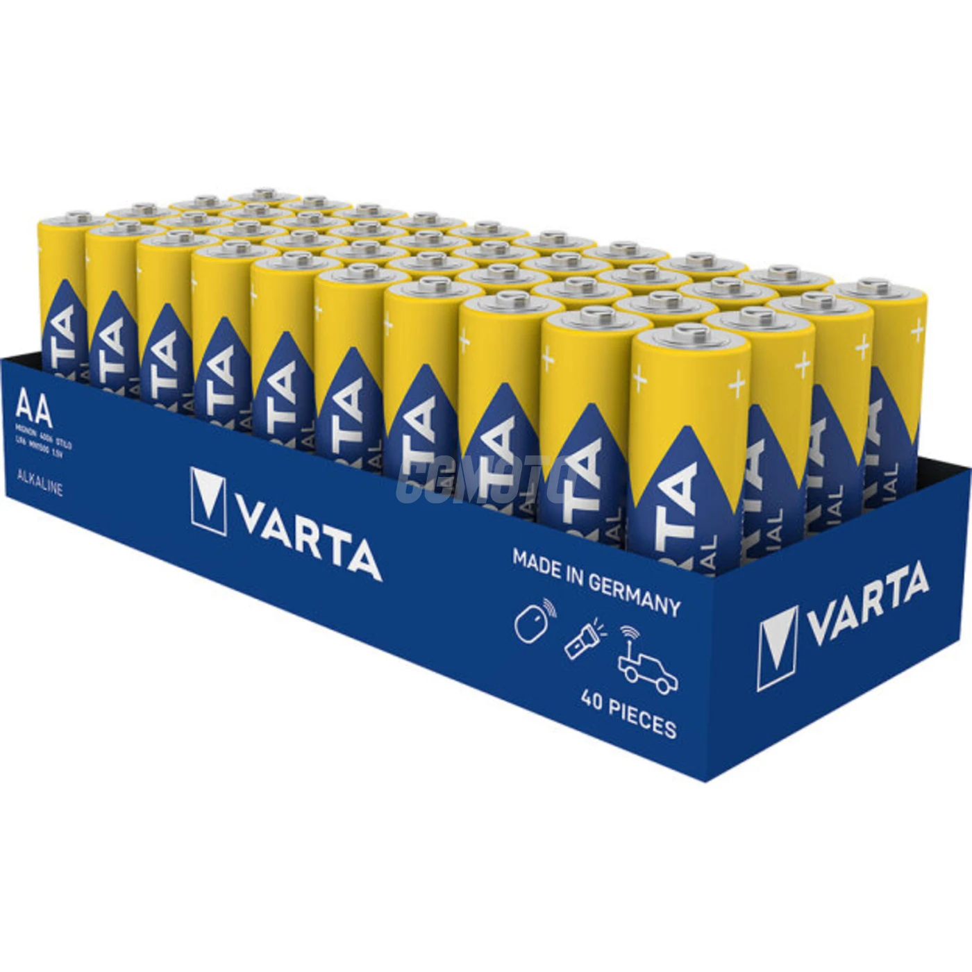 40 pilas alcalinas LR6/AA 1,5 V Industriel PRO 2950mAh