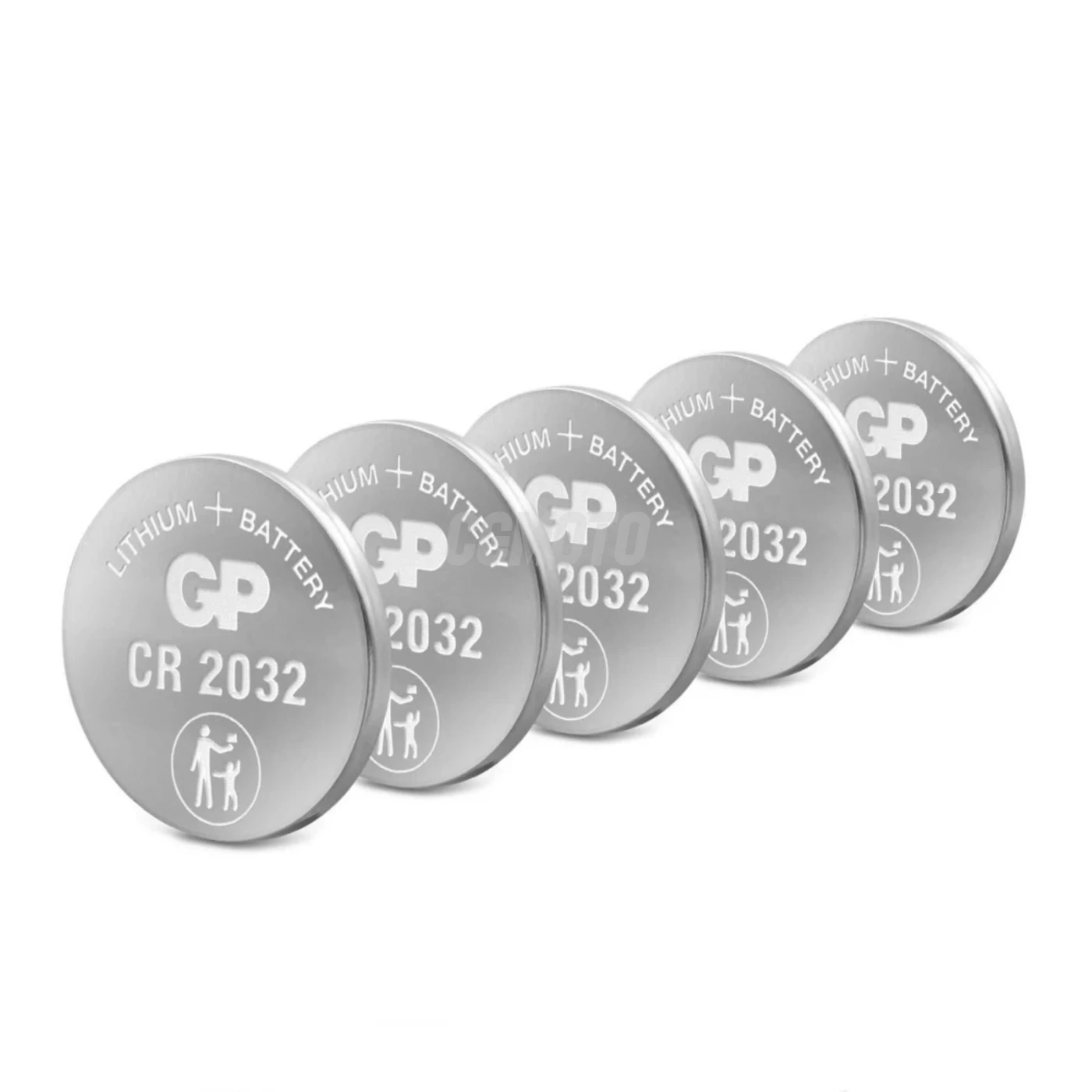 5 pilas de botón de litio CR2032 3 V 