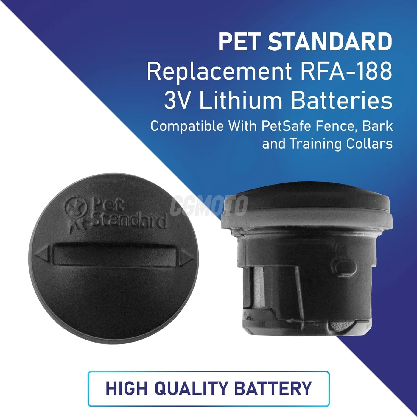 5 pilas para collar anti ladridos RFA-188 3 V 