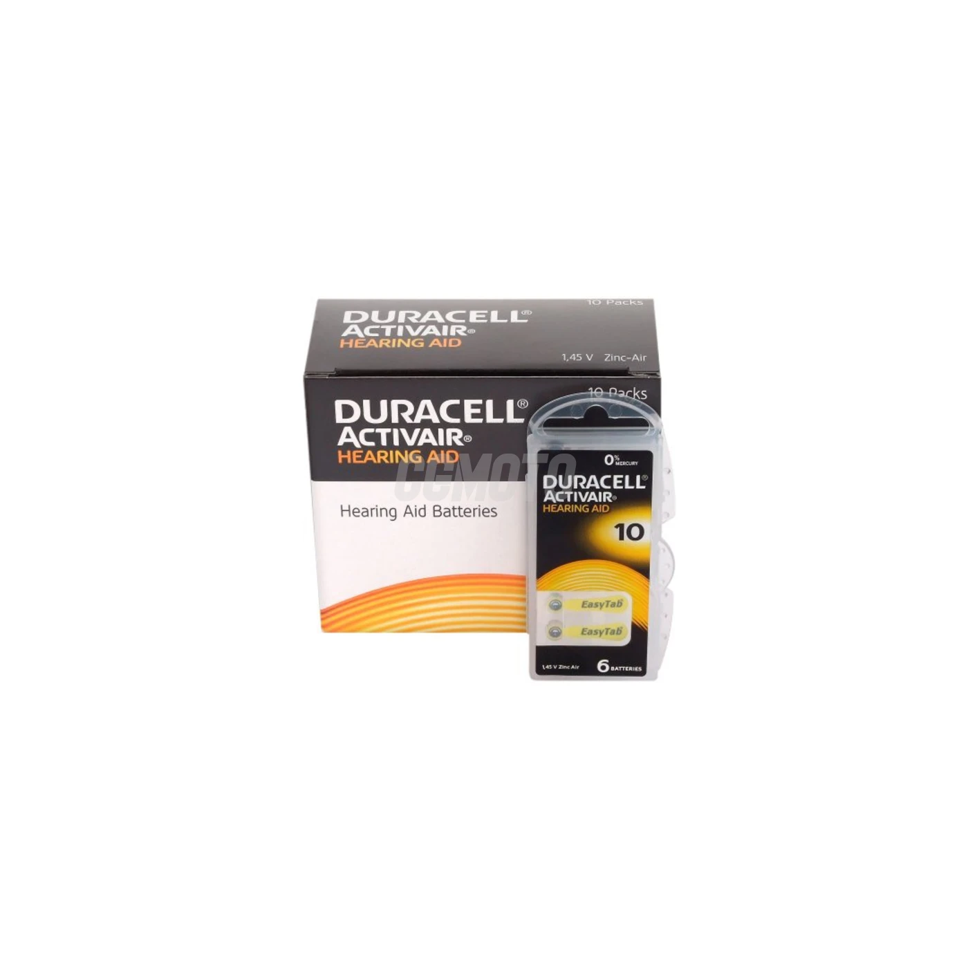 6 pilas auditivas de zinc-aire 10 1,45 V ActivAir 