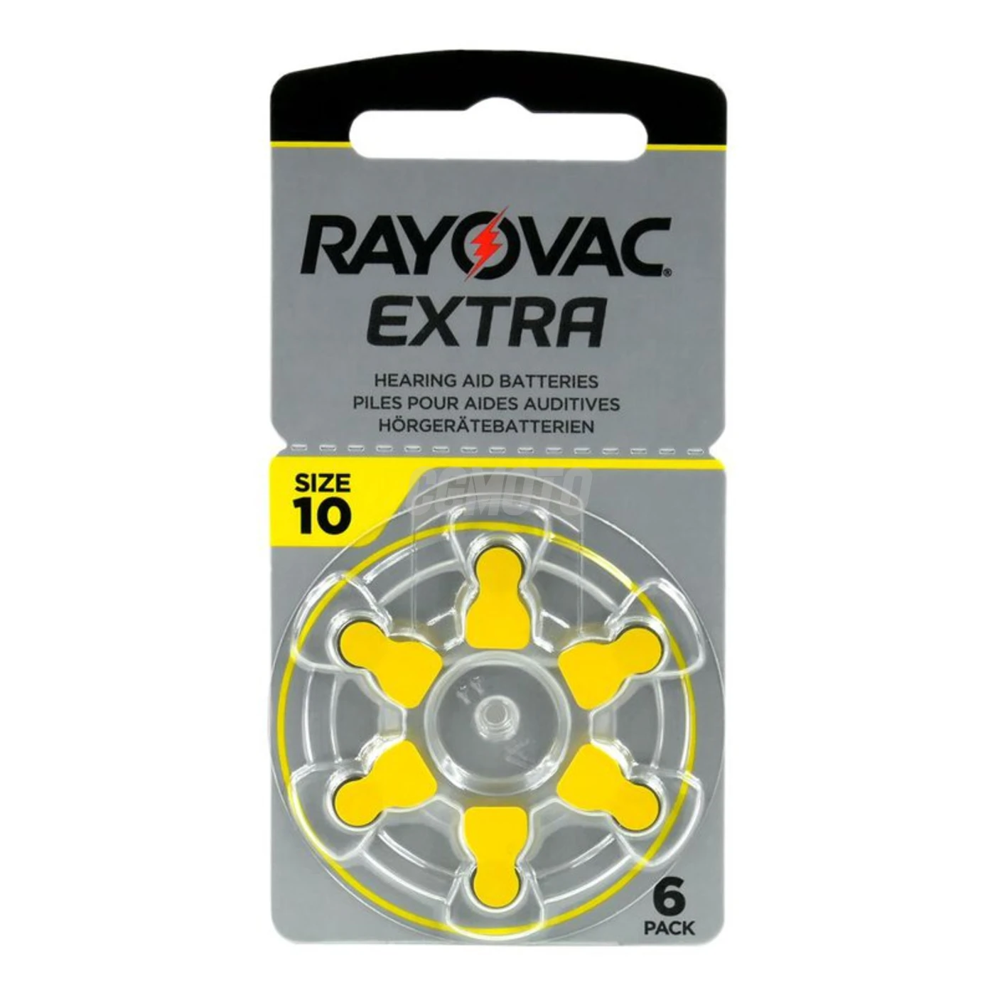 6 pilas auditivas de zinc-aire 10 1,45 V Extra 