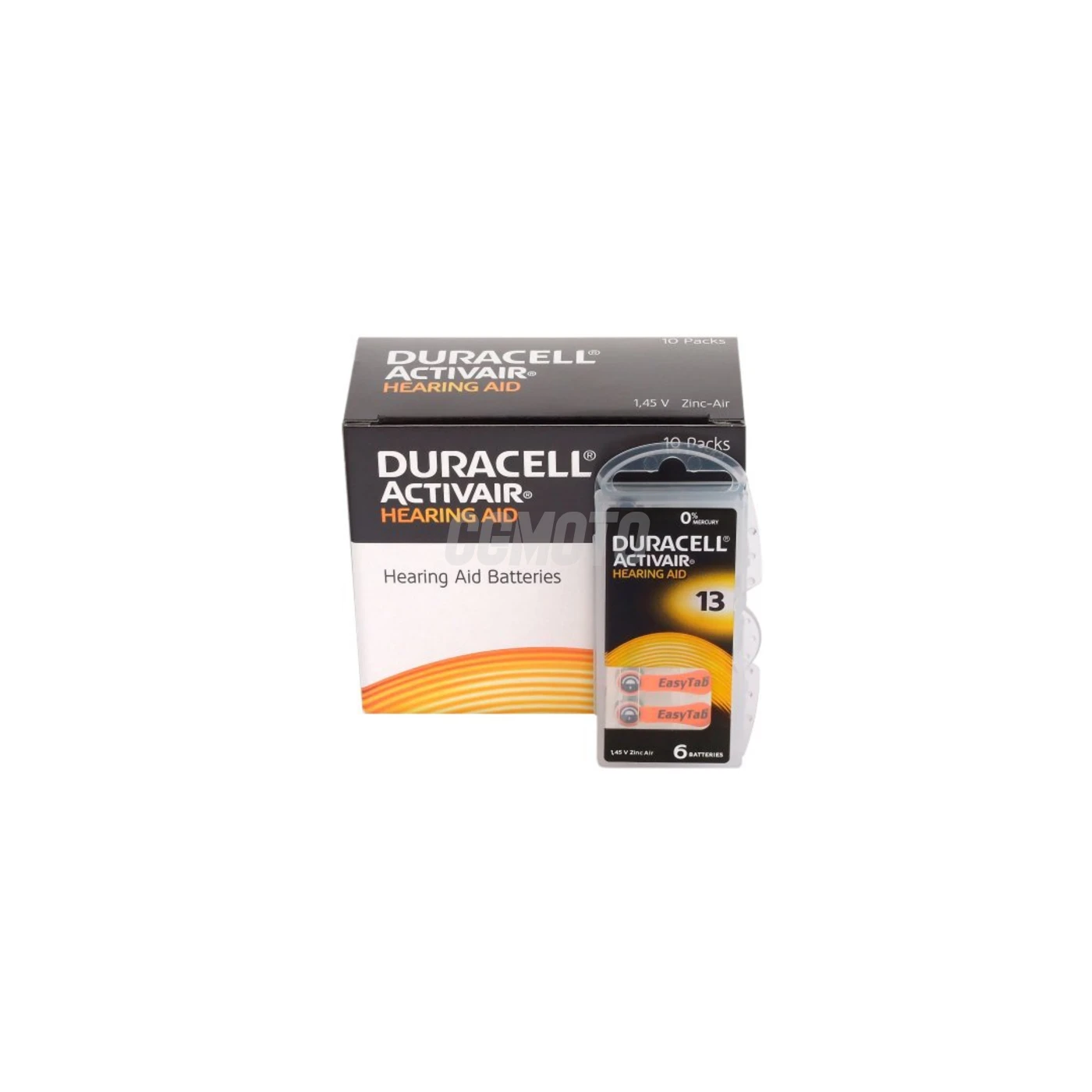 6 pilas auditivas de zinc-aire 13 1,45 V ActivAir 