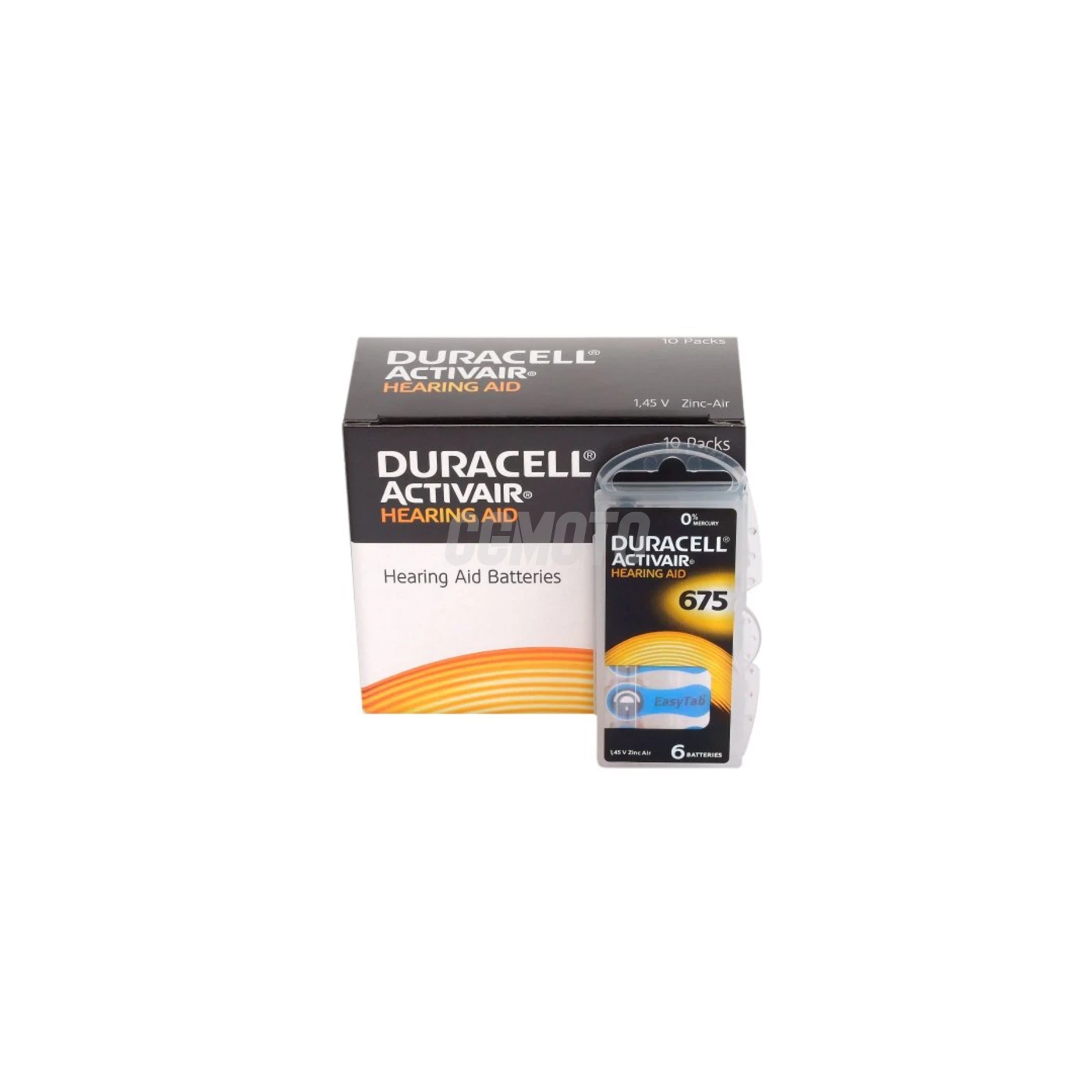 6 pilas auditivas de zinc-aire 675 1,45 V ActivAir 
