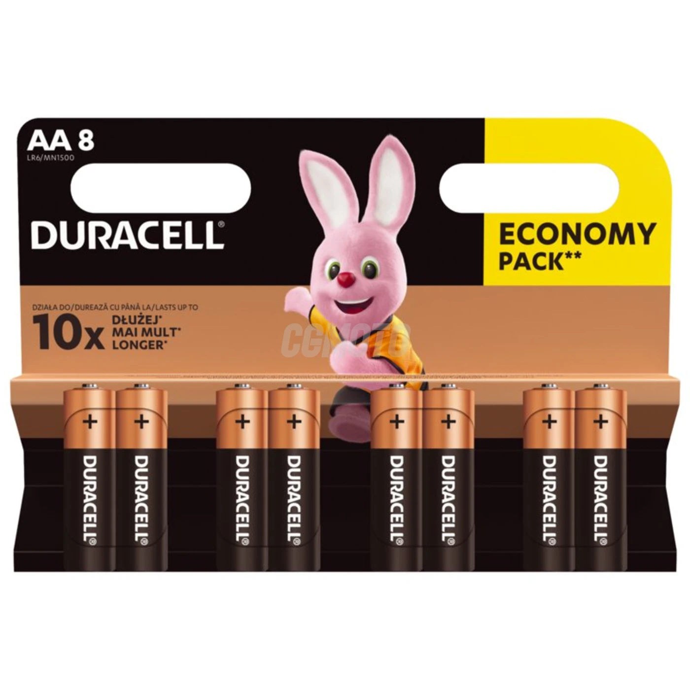 8 pilas alcalinas AA 1,5 V Basic, Duralock, C&B 