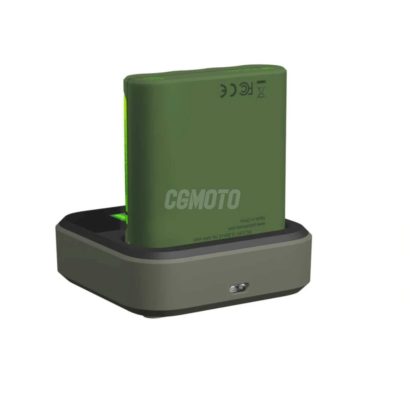 Cargador 6 horas GP B421 (USB) + 4 pilas NiMH AA 2000 mAh + estación D451