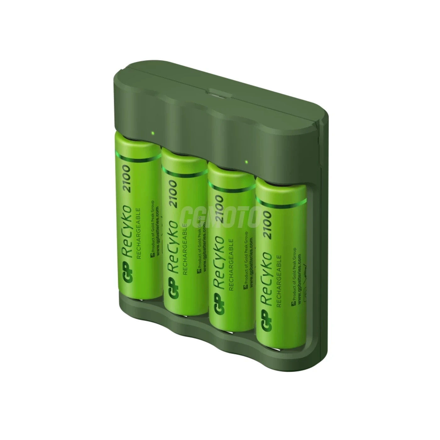 Cargador 6 horas GP B421 (USB) + 4 pilas NiMH AA 2000 mAh