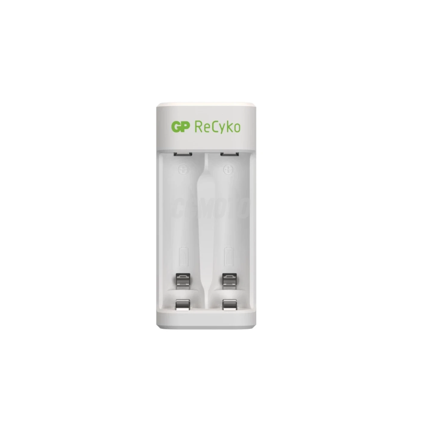 Cargador estándar GP E211 + 2 pilas NiMH AA 2100 mAh