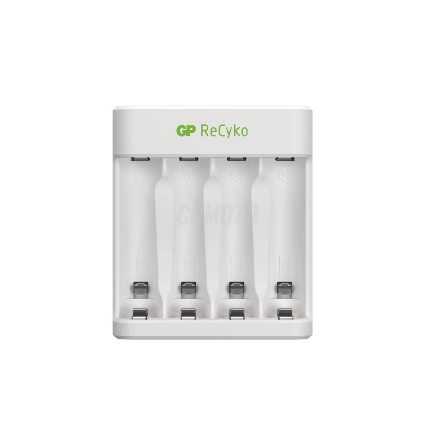 Cargador estándar GP E411 + 4 pilas NiMH AA 2000 mAh