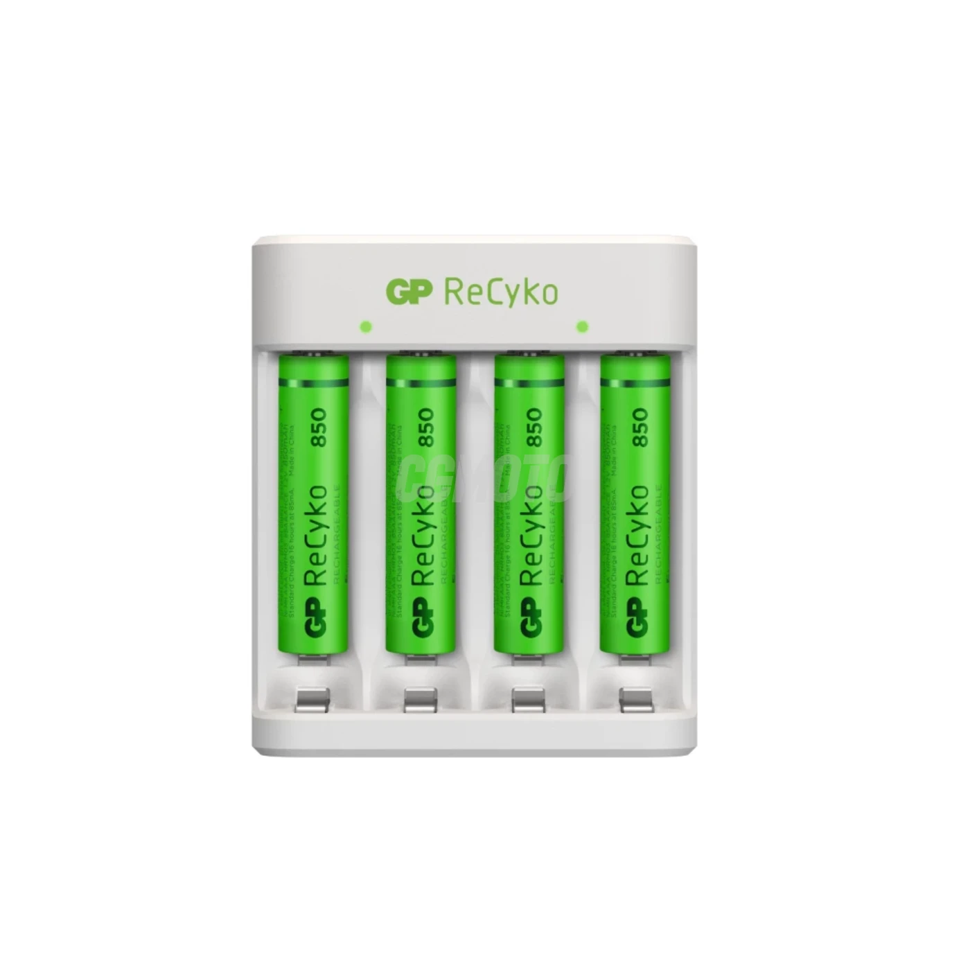 Cargador estándar GP E411 + 4 pilas NiMH AAA 800 mAh