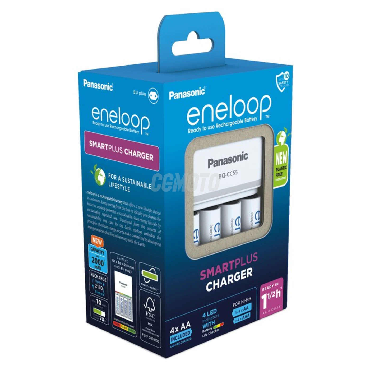 Cargador NIMH BQ-CC55+4 
