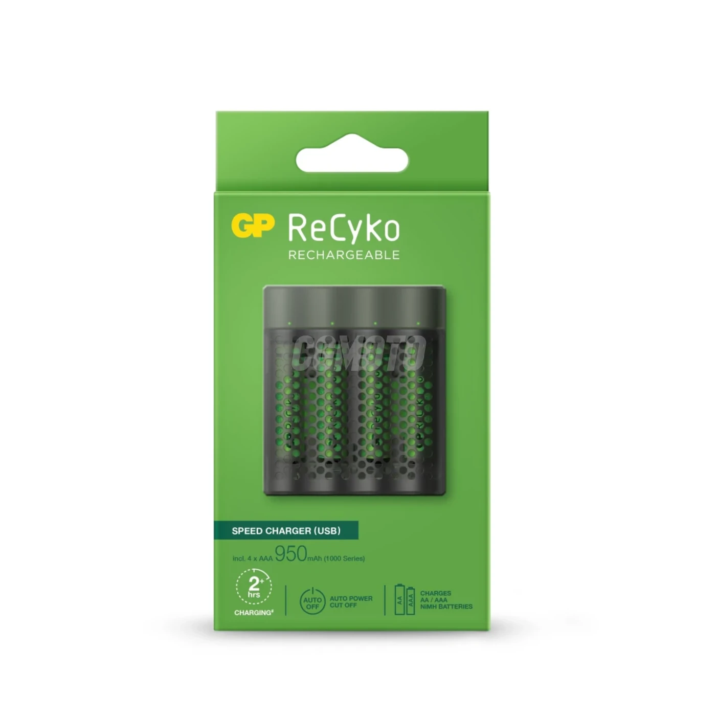 Cargador rápido 2-4 horas M451 USB + 4 pilas NiMH AAA  950 mAh