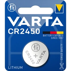 1 pila de botÃ³n de litio CR2450 3 V 