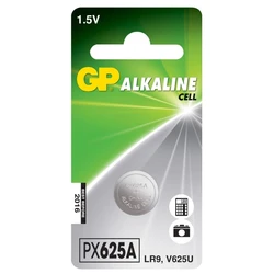 1 pila de botón alcalina 625A 1,5 V 