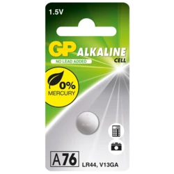 1 pila de botón alcalina LR44 1,5 V 