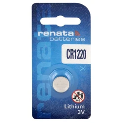 1 pila de botón de litio CR1220 3 V 35 mAh