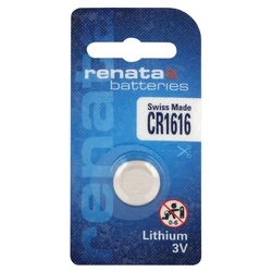 1 pila de botón de litio CR1616 3 V 50 mAh