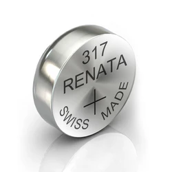 1 pila de botón de óxido de plata 317 / SR516W / SR62 1,55 V 