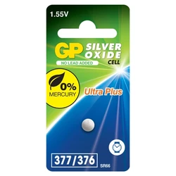 1 pila de botón de óxido de plata SR66 1,55 V Ultra Plus 