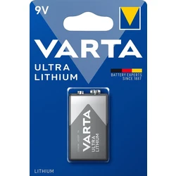 1 pila de litio 6LR61 9V Ultra 