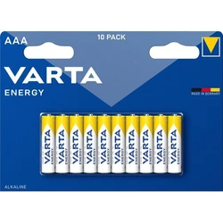 10 pilas alcalinas LR03/AAA 1,5 V Energy 