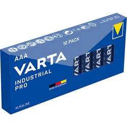 10 pilas alcalinas LR03/AAA 1,5 V Industriel PRO 1250 mAh