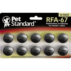 10 pilas para collar anti ladridosRFA-67 6 V 