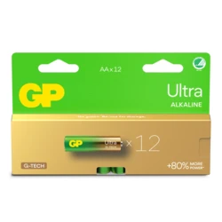 12 pilas alcalinas AA 1,5 V Ultra 
