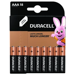 18 pilas alcalinas AAA 1,5 V Basic 