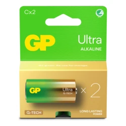 2 pilas alcalinas C 1,5 V Ultra 