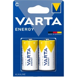 2 pilas alcalinas LR14/C 1,5 V Energy 