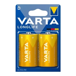 2 pilas alcalinas LR20/D 1,5 V Longlife 
