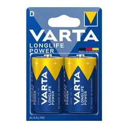 2 pilas alcalinas LR20/D 1,5 V Longlife Power 16 500 mAh